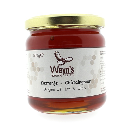 [4484] Weyn's - kastanje honing vloeibaar 500 g     