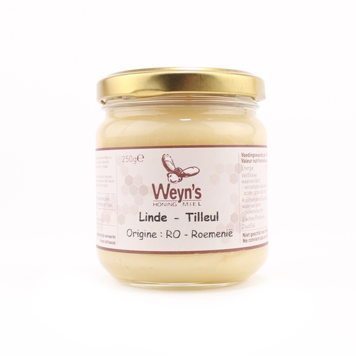 [4405] Weyn's - linde honing vast 250 g     