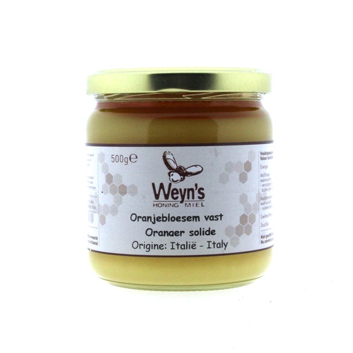 [4459] Weyn's - oranje bloesem honing vast 500g    