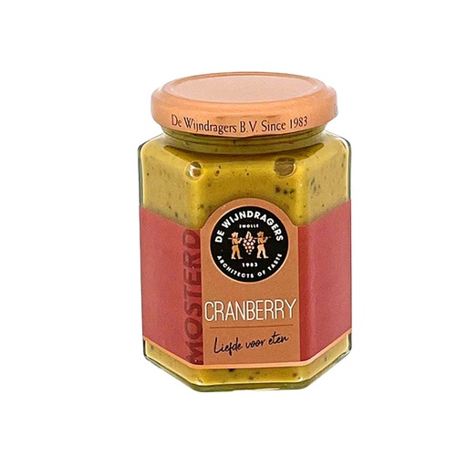 [11338] Wijndragers - Cranberry Mosterd 195g      
