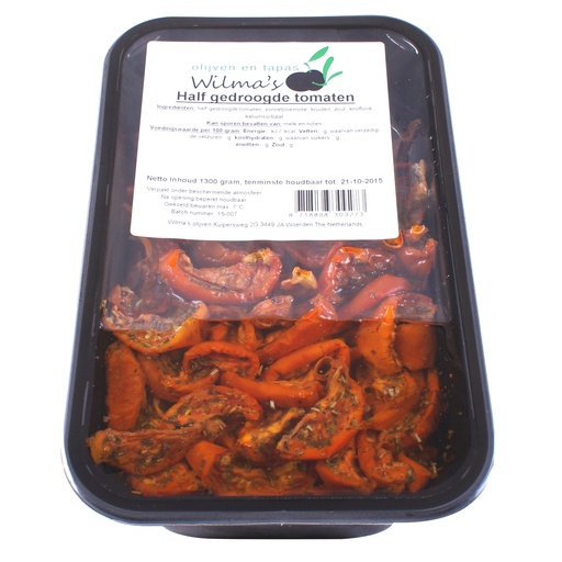 [18190] Wilma's - Half Gedroogde Tomaten 1000 g    