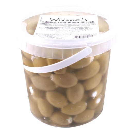[18102] Wilma's - Jumbo Roomkaas Olijven 1100 gr    
