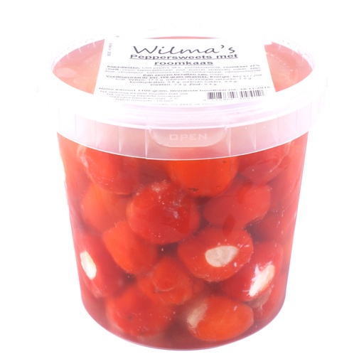 [18180] Wilma's - Peppersweets met Roomkaas 1100 gr    