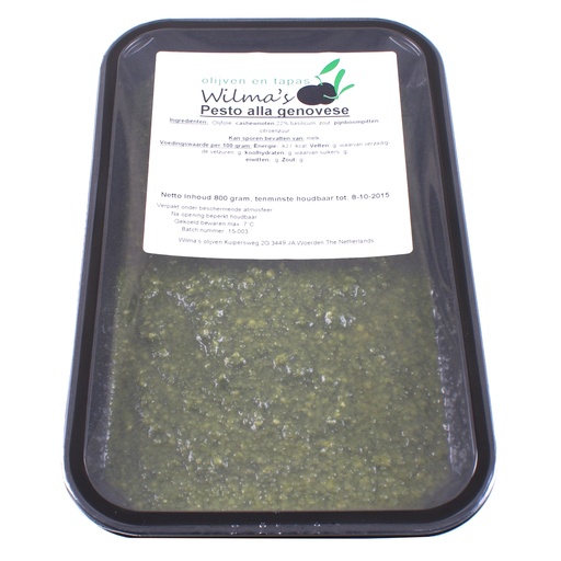 [18159] Wilma's - Pesto alla Genovese 800 g    
