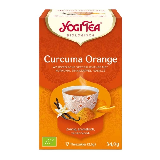 [7513] Yogi Tea - Turmeric Orange 17TB BIO    