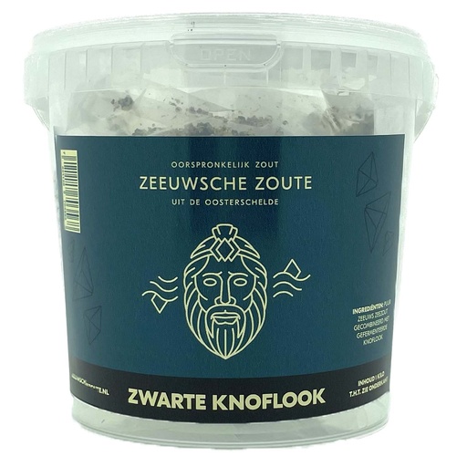 [21024] Zeeuwsche Zoute - Zwarte Knoflook Emmer 1kg    