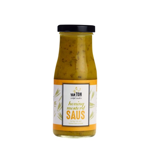 [4159] van TON - Honing Mosterd Saus 150 ml   