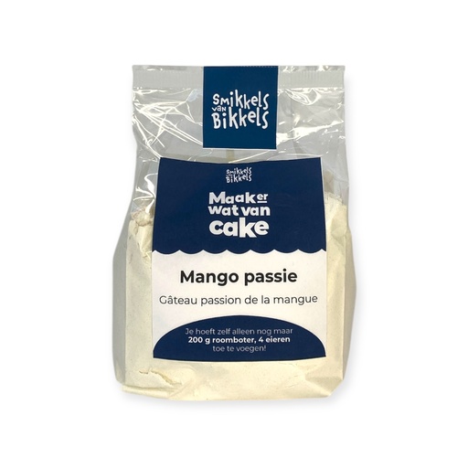 [38144] Smikkels van Bikkels -  Mango Passiecake 400g