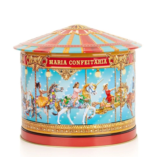 [9871] Maria Confeitaria -  Muziekblik Koekjes Carousel 300g