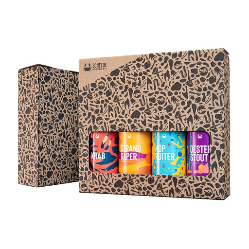[3774] Scheldebrouwerij - Giftpack - Mix Craft 4 x 33 cl