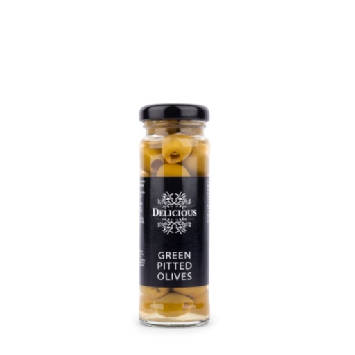 [3253] Delicious Food and Gourmet -  Green Pitted Olives 100 g