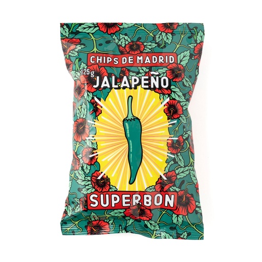 [6960] Superbon Chips Jalapeño 125g