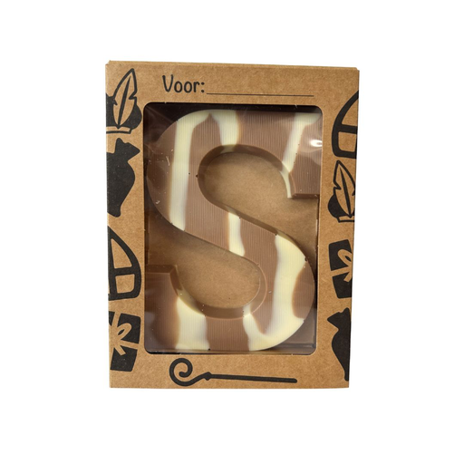 [11964] The Finest in Chocolate - Letter S Caramel Melk 150 g