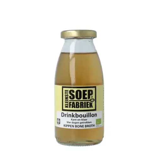[3965] Kleinstesoepfabriek - Drinkbouillon Kip BIO 245 ml