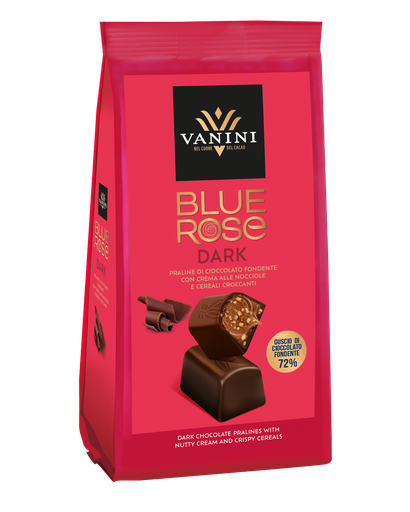 [17091] Vanini - Blue Rose Praline puur met hazelnootvulling 120 g