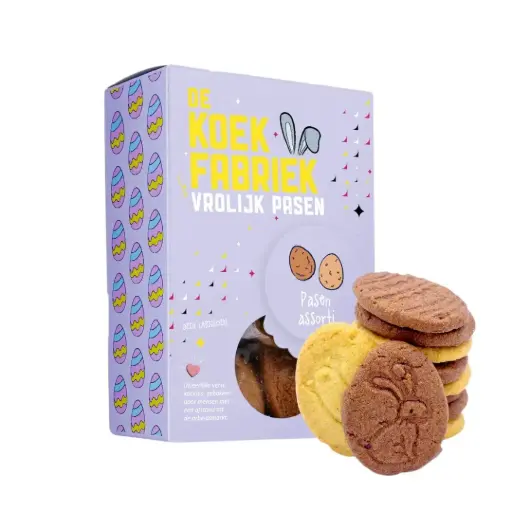 [9993] De Koekfabriek - Paas Assorti Koekjes 80 g