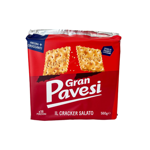 [9888] Pavesi - Breekcrackers gezouten rood 560g
