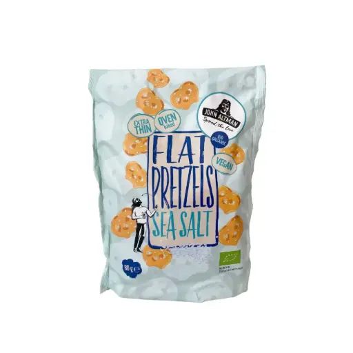 [42614] John Altman - Flat Pretzels Sea Salt 80 g BIO
